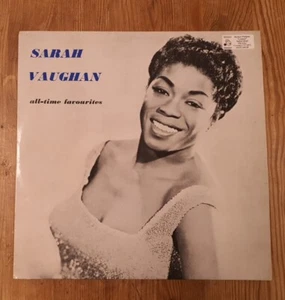 SARAH VAUGHAN "ALL-TIME FAVOURITES" LP JAZZ VINYL ***GOOD CONDITION*** - Picture 1 of 8