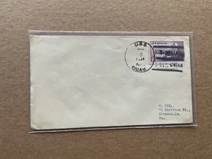 US 1934 Naval Cover +USS Guam +Chunking, South China +Neat - Picture 1 of 3