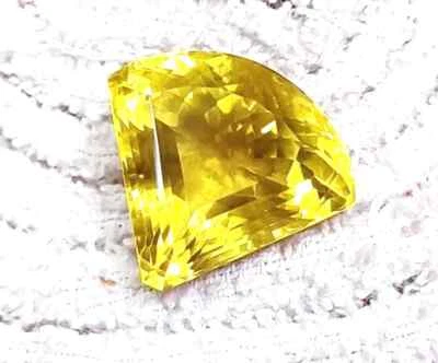 Fancy Cut 32-34 Ct A++ Quality Yellow Topaz Natural Gemstone Loose EGL Certified - Image 1 of 4