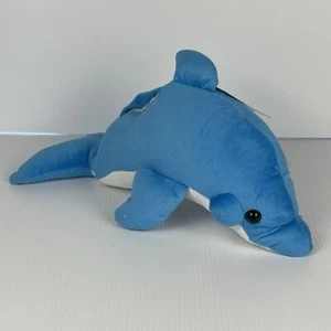 Wildlife Artists Plüschtier Delfin hellblau Stofftier Spielzeug 9 Zoll 2012 Ozean - Bild 1 von 8