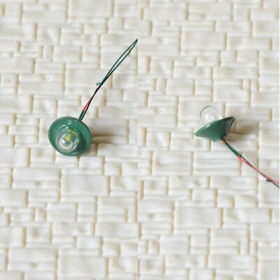 10 x OO / HO scale street light model wall Lamp posts LED ceiling lamps #R66BG - Image 1 of 4