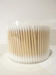 500 Pieces Bamboo Cotton Swabs, Biodegradable Wooden Cotton Buds - Picture 1 of 2