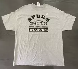 T-shirt 2005 San Antonio Spurs World Champions XXL grigio - Foto 1 di 6