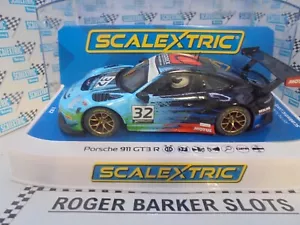 Scalextric C4460 Porsche 911 GT3R "Redline Racing" Spa 2022 #32 Lights DPR BNIB - Picture 1 of 1