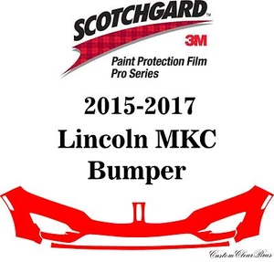 3M Scotchgard Paint Protection Film Pro Series Kit 2015 2016 2017 Lincoln MKC - Picture 1 of 3
