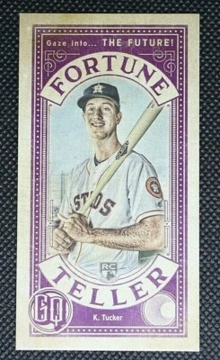 2019 Topps Gypsy Queen Kyle Tucker RC Fortune Teller Rookie Baseball Card - Image 1 of 2
