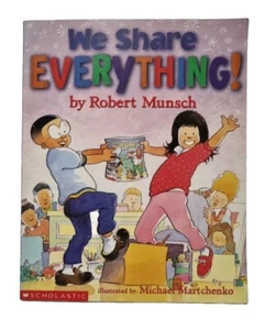We Share Everything by Robert Munsch (English) Paperback Book 1999 - Picture 1 of 2