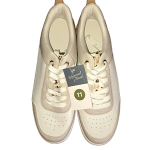 Universal Thread Women's Rena Memory Foam Sneakers White/Camel Size 11 - Picture 1 of 5
