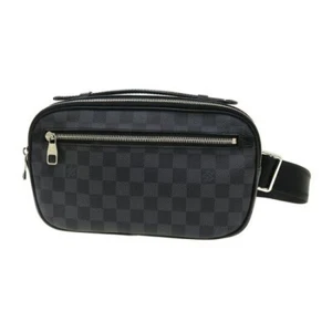 LOUIS VUITTON Damier Graphite Ambreil Shoulder Bag N41289 LV Auth ep8376 F/S - Picture 1 of 10