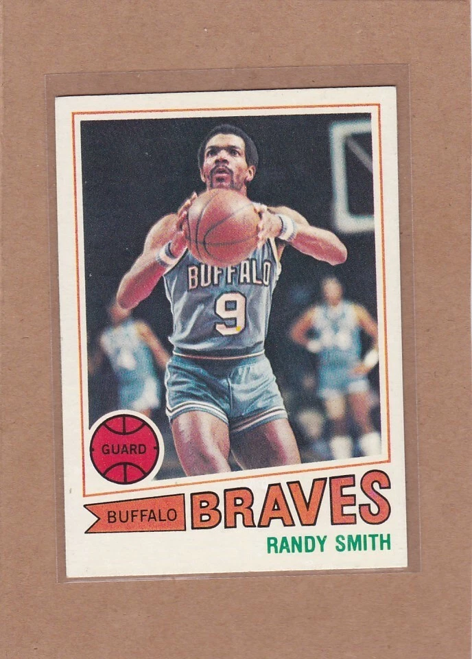 1977-78 TOPPS BASKETBALL WHITE BACK RANDY SMITH #82 BRAVES EX/EXMT *A16780