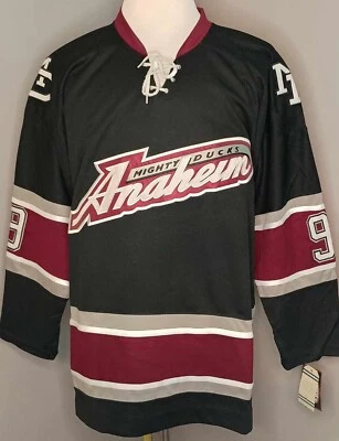 Camiseta deportiva Paul Kariya Anaheim Mighty Ducks negra "2003-2006 Throwback" CCM NHL Foto 1 de 2