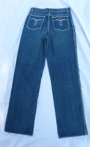 Pantalones de mezclilla Rigolletto de colección años 80 para mujer talla Jr 9/10 azul tiro medio - Imagen 1 de 6