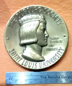 (pgasteelers1) MO. St. Louis University Dubourg Society Bz. Medal 64mm 5oz🌠 - Picture 1 of 5