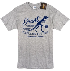 Jurassic Park Inspired Dr Grant T-shirt - Retro 90s Movie Film Kids Mens Ladies - Picture 1 of 2
