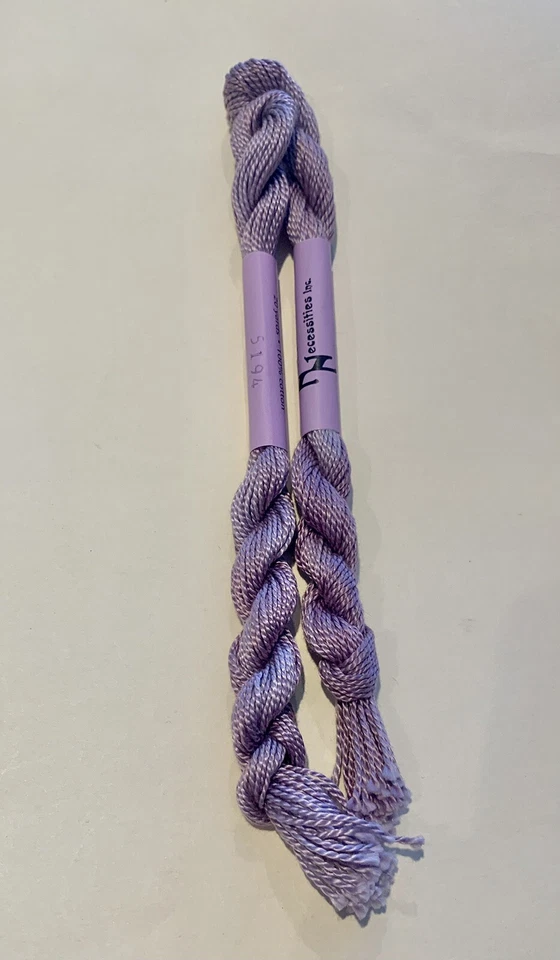 Perle Cotton #5 Needle Necessities 20 yds/1 Skein #5194 Lavender variegated) - Image 1 of 1