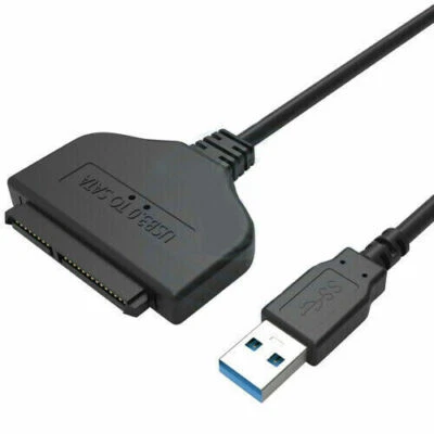 CAVO USB 3.0 PER HDD SATA 2.5" HARD DISK ESTERNO ADATTATORE SSD CONVERTITORE PC - Immagine 1 di 4