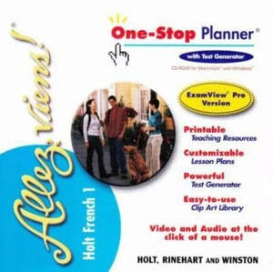 Holt French 1: One-Stop Planner w/ Test Generator PC MAC CD class management - Picture 1 of 1