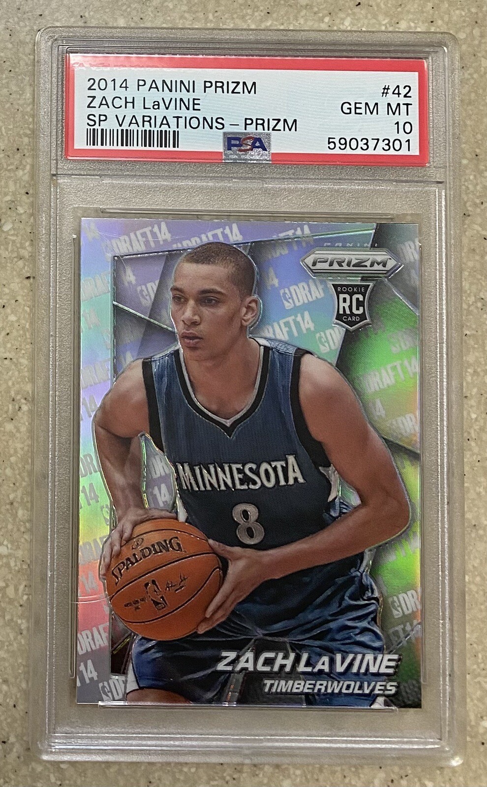 Zach LaVine 2014 Prizm #42 Photo Variation PSA 10 Price Guide 