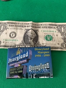 Large Disneyland Limited Edition Of 1000 Marquee Pin 1958 - 1999 Disney 3 1/8" - Picture 1 of 6