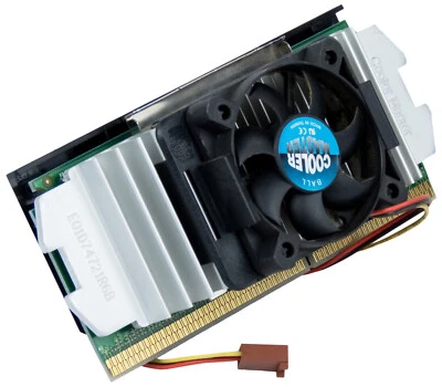 Processor CPU Intel Pentium III 500MHz SL365 SLOT1 With Cooler - Image 1 of 2