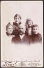 Rev. George W. Smith, Wife Mary P. & Family Cabinet Photo #2 - Paterson, NJ