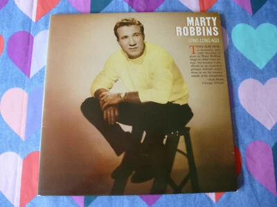 MARTY ROBBINS LONG LONG AGO ORIGINAL 1984 CBS RECORDS DOUBLE VINYL 2LP SET - Image 1 of 4