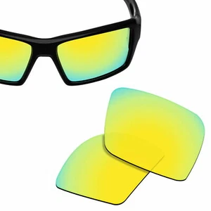 Polarized Replacement Lenses for-OAKLEY Eyepatch 1&2 Sunglasses 24k Gold UVA&UVB - Picture 1 of 5