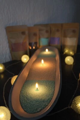 Aktion Kerzensand, Duftkerze, Kerze, Geschenkidee, Weihnachten  - Bild 1 von 4