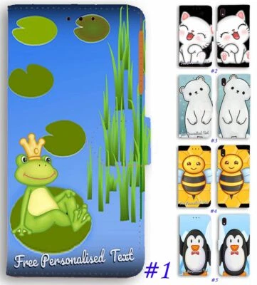 Personalised Text Wallet Phone Cover For Google Pixel 8 7 6 Pro 5 4 4A 3 3A 2 XL - Image 1 of 4