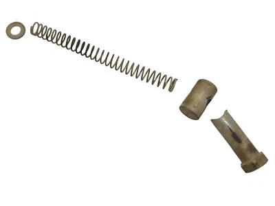 85 Suzuki LT250E LT 250E Quadrunner Rear Brake Rod Adjuster Nut Spring & Collar - Image 1 of 4