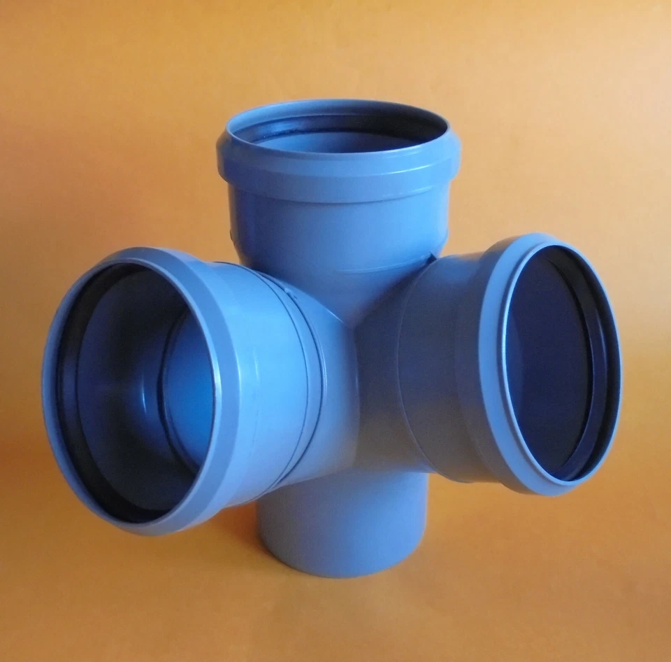 HT Eck Abzweig - Doppelabzweig Eckdoppelabzweig  Kreuzabzweig wählbare Größe - Bild 1 von 1