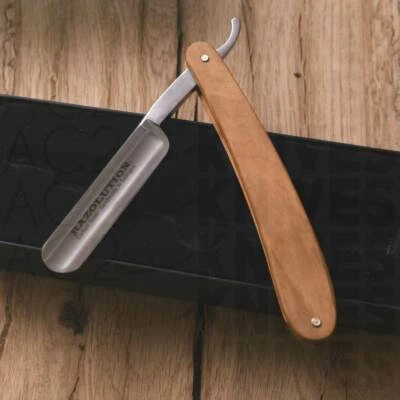Razolution By Simbatec Rasoio Mano Libera Manico Legno Ulivo Si88150 - Immagine 1 di 2