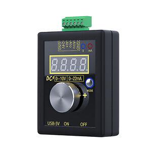 Signal Generator 0-10V 0-22ma Analog Voltage Current Simulator Adjustable A