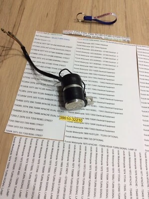 SUZUKI T250 T350 T500 TC185 GT380 GT500 GT550 GT750 TS400 T/SIGNAL 38610-32210 - Image 1 of 4