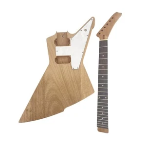 Zum Selbermachen E-Gitarren-Kits Gitarrenhals für Bananenkopf für Explorer Gitarrenteile - Bild 1 von 12