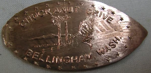 #11 - BELLINGHAM, WASH. - Elongated Penny - CHUCKANUT DRIVE - Picture 1 of 4