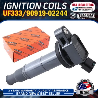 Paquete de 1 bobinas de encendido para Pontiac Vibe 2009-2010 2,4 L L4 UF333/90919-02244 OEM Foto 1 de 4