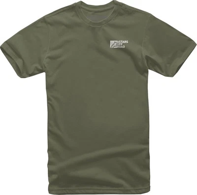 Camiseta Alpinestars masculina de manga curta pintada militar - Imagem 1 de 2
