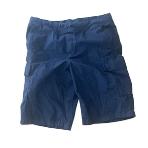 Ralph Lauren Polo Boys Size XL 18-20 Navy Pull On Cargo Shorts Casual Preppy Red - Picture 1 of 4