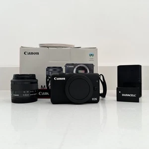 VGC Canon EOS M10 Mirrorless Camera & 15-45mm IS STM Lens - Boxed & Tested - Picture 1 of 20