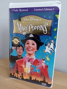 SELLADO Mary Poppins Disney VHS Edición Limitada Obra Maestra Colección - Imagen 1 de 9