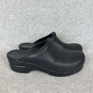 Dansko Professional Clogs schwarz geöltes Leder Damen 37 EU 61/2-7 US Fußgewölbestütze - Bild 1 von 8