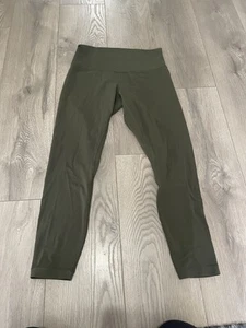 Lululemon Align Pant II 25" Leggings Damen 8 dunkeloliv Fitnessstudio Training LW5BEJS - Bild 1 von 4