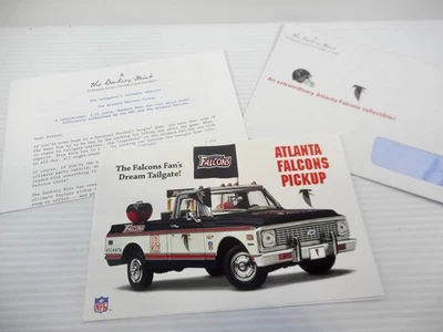Folleto Danbury como nuevo/solo carta de introducción - camioneta Chevy Atlanta Falcons 1972 Foto 1 de 2