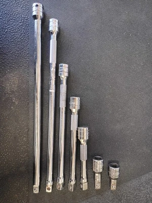 Snap on Tools 3/8" drive extension set of 7 1" - 12" - Image 1 of 4