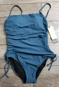 Profile by Gottex Natural Essence Women Square Neck Underwire Swimsuit  Sz 12 - Picture 1 of 7