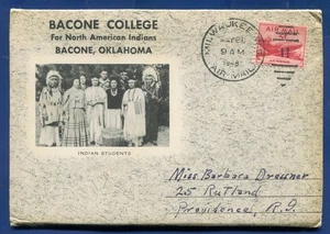 Bacone College Oklahoma for North American Indians Postcard Folder PF368 - Picture 1 of 5