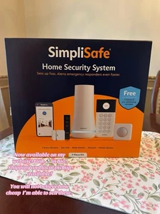 SimplySafe Home Security System 7 Piece Kit NEW UNOPENED IN BOX - Picture 1 of 3