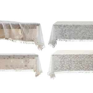 Exquisite Floral Lace Tablecloth Perfect for Casual Dinners and Celebrations - Picture 1 of 33