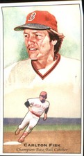 2011 Topps Kimball Champions Boston Red Sox Baseball Card #KC53 Carlton Fisk